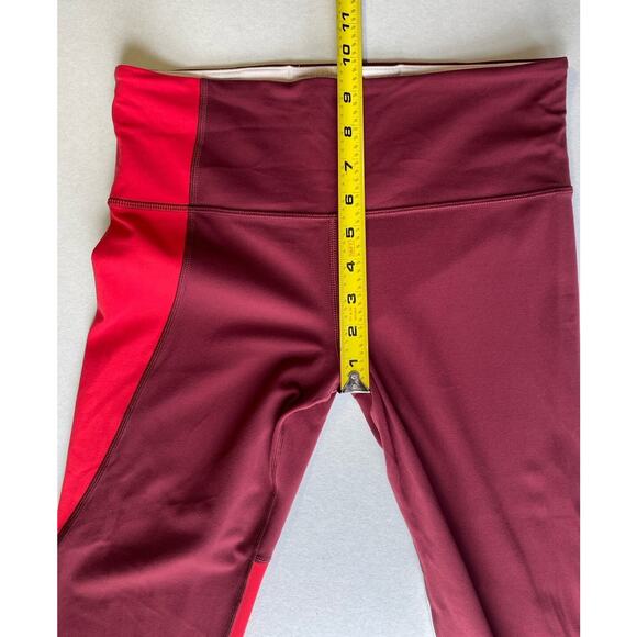 Athleta Leggings Womens Size Medium Elation ASYM 7/8 In Powervita Workout Pants - Picture 11 of 13